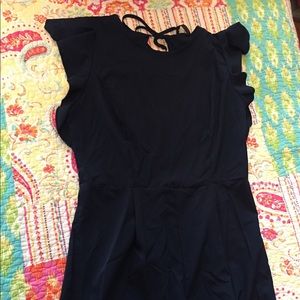 Navy romper
